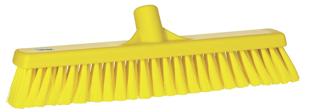 Vikan zachte veger 40cm medium geel