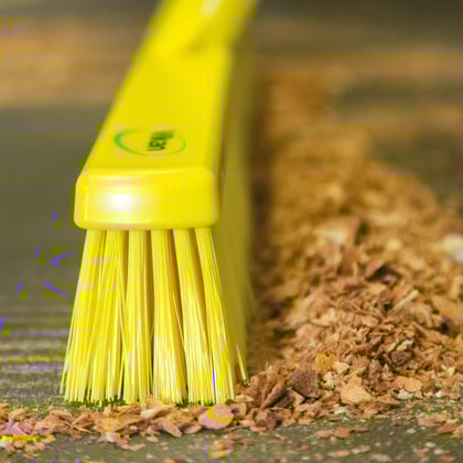 Vikan zachte veger 40cm medium geel