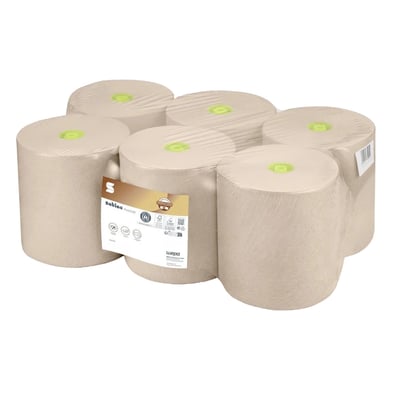 Satino PureSoft systeem handdoekrol tissue 2-lgs 6x 175mtr soft beige