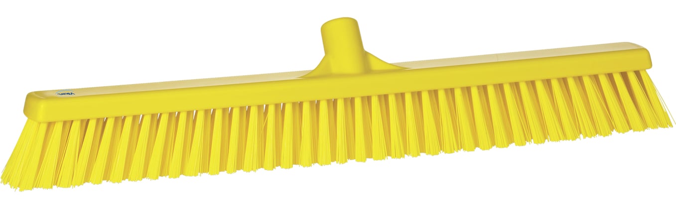 Vikan combiveger 60cm geel hard/zacht