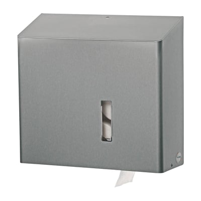 Santral toiletpapierdispenser  voor 4 standaard toiletrollen RVS type MRU