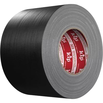 Kip 323 Gaffer's tape zwart 100mm x 50mtr  