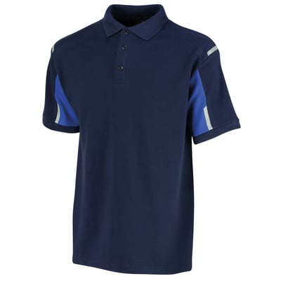 Orcon Capture Aaron poloshirt donkerblauw/korenblauw maat S