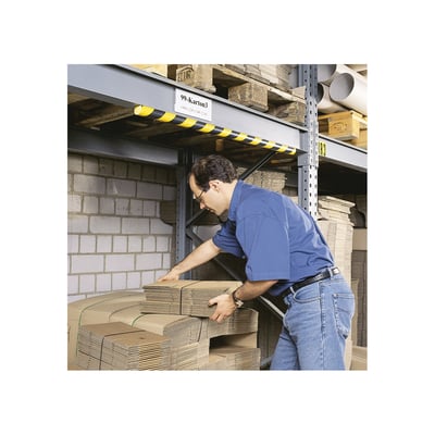 Brady stootband zwart geel 40mm x 1mtr