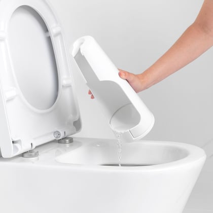 Brabantia toiletborstel en houder wit 