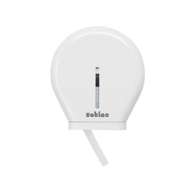 Satino toiletpapierdispenser voor jumborollen klein wit