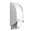 BlackSatino doppenroldispenser kunststof wit voor 2 systeemrollen