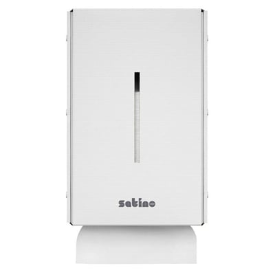 Satino handdoekdispenser interfold wit massief karton
