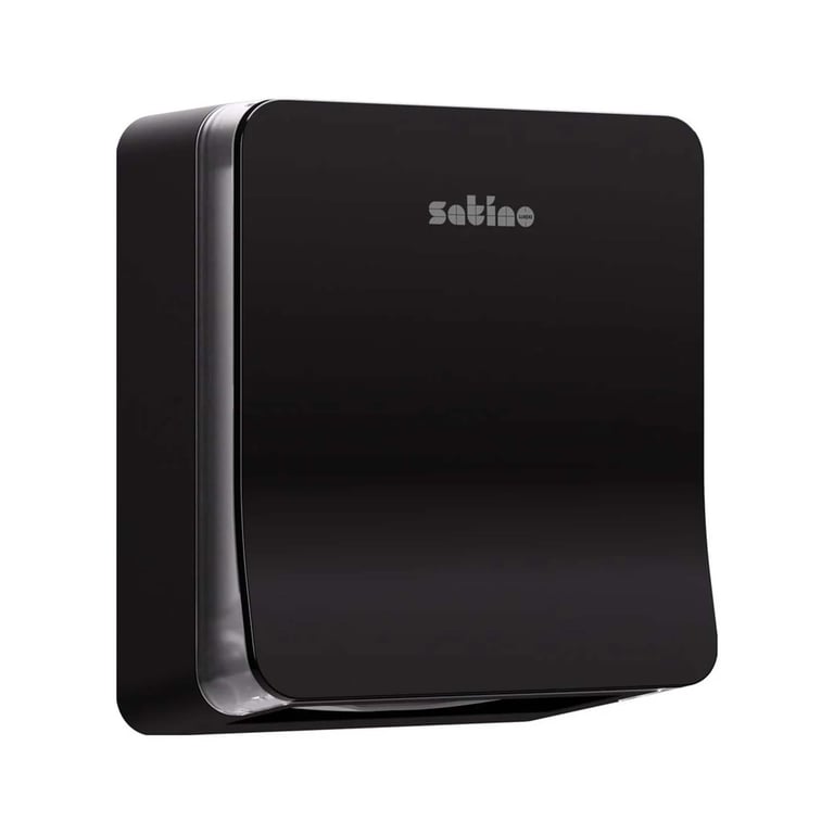 Satino Hyginity handdoekdispenser S zwart