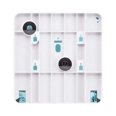 Satino jumbo toiletpapierdispenser wit