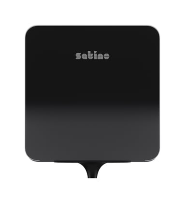 Satino centerfeed poetsroldispenser plus zwart 