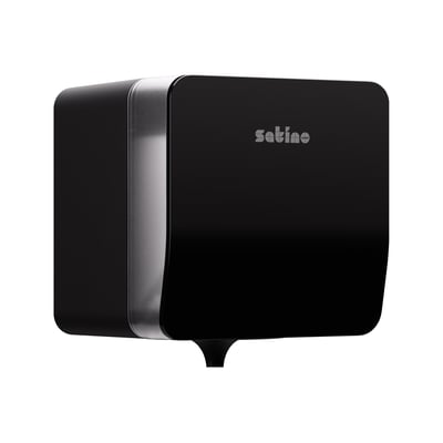 Satino centerfeed poetsroldispenser plus zwart 