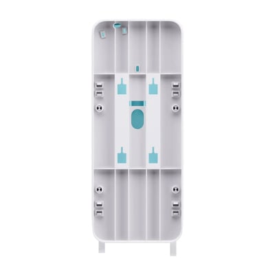 Satino system toiletpapierdispenser wit voor dubbele rollen