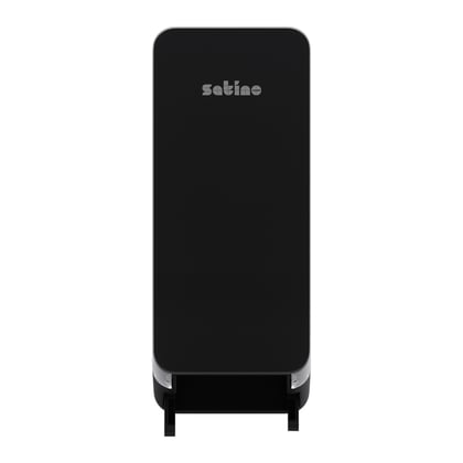 Satino toiletdispenser voor dubbele rollen zwart