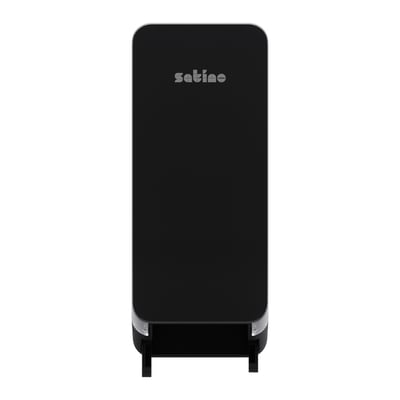 Satino toiletdispenser voor dubbele rollen zwart