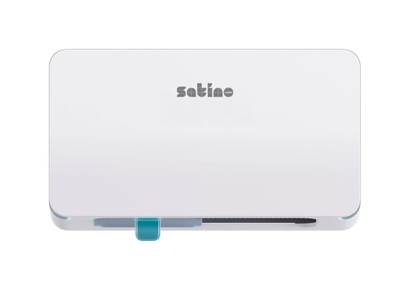 Satino dispenser dubbele rol toiletpapier wit  