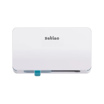 Satino dispenser dubbele rol toiletpapier wit  