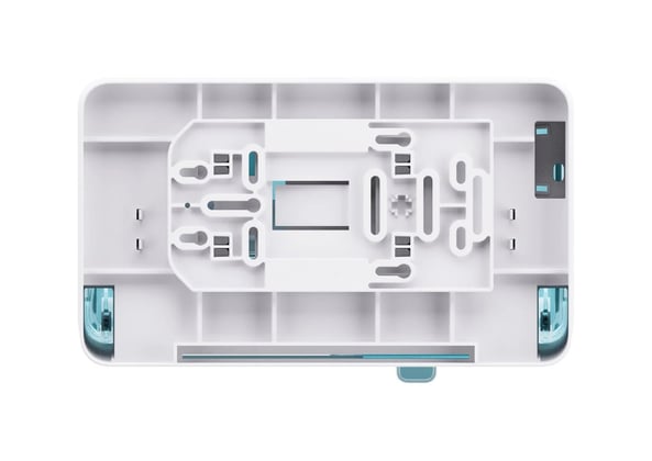 Satino dispenser dubbele rol toiletpapier wit  