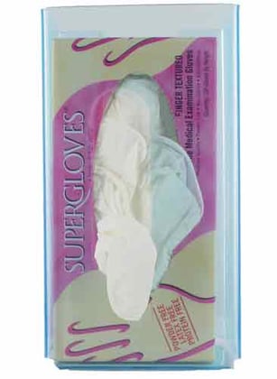 Wandhouder acryl t.b.v. disposable handschoenen 