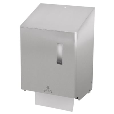 Santral RVS no-touch handdoekroldispenser met anti vingerprint coating