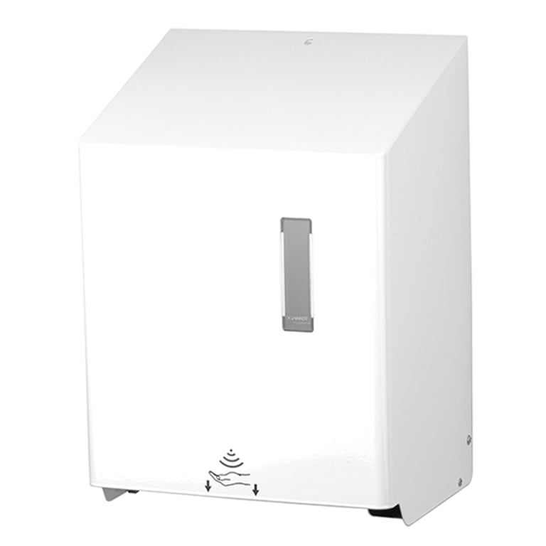 Santral RVS no-touch handdoekroldispenser wit HTU 1 P IW