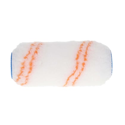 CaluPaint verfrol 18cm universeel  wit/oranje 18mm poolhoogte met harde kern
