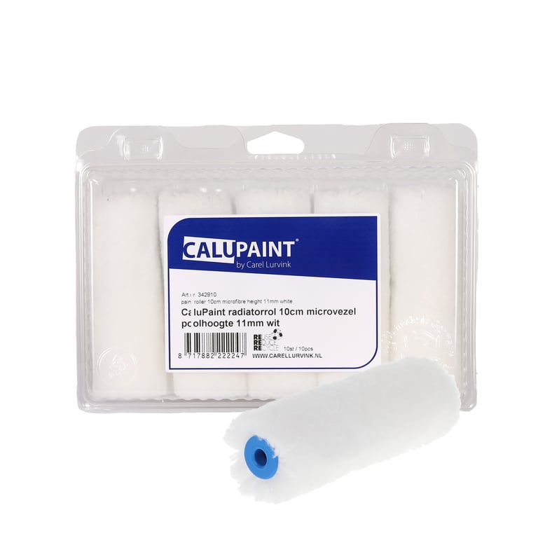 CaluPaint verfrol 10cm microvezel wit 11mm poolhoogte