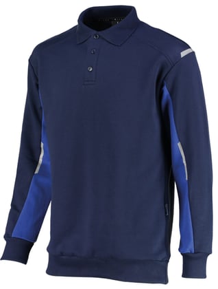 Orcon Capture Joe polosweater donkerblauw/korenblauw maat S