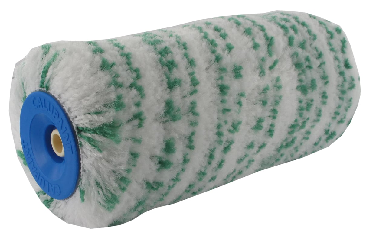 CaluPaint verfrol Multicolor wit/groen 18mm poolhoogte