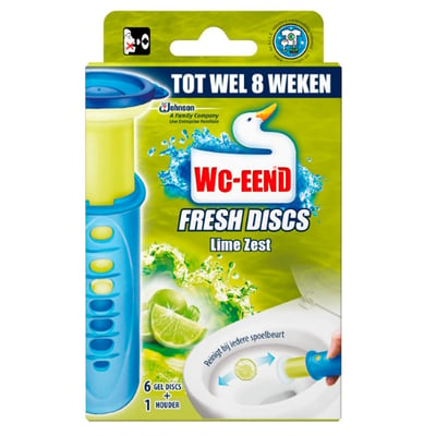 WC Eend fresh discs houder Lime Zest 36ml 