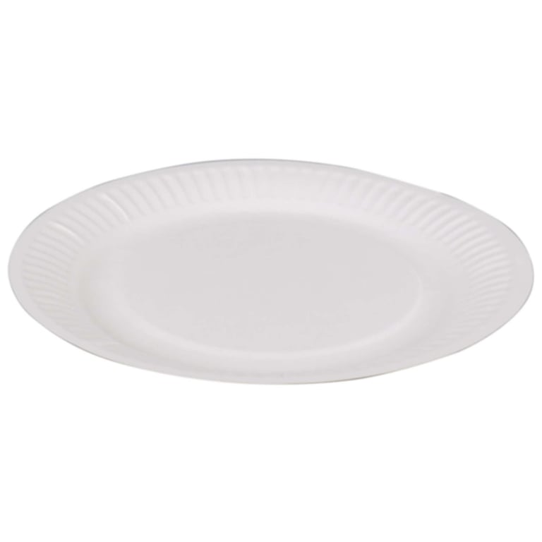 Bord rond wit karton FSC 180mm