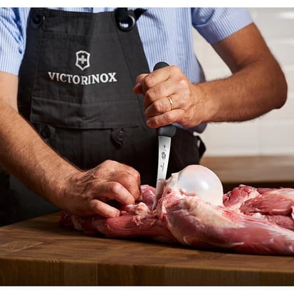 Victorinox uitbeenmes 15cm gebogen zwart 