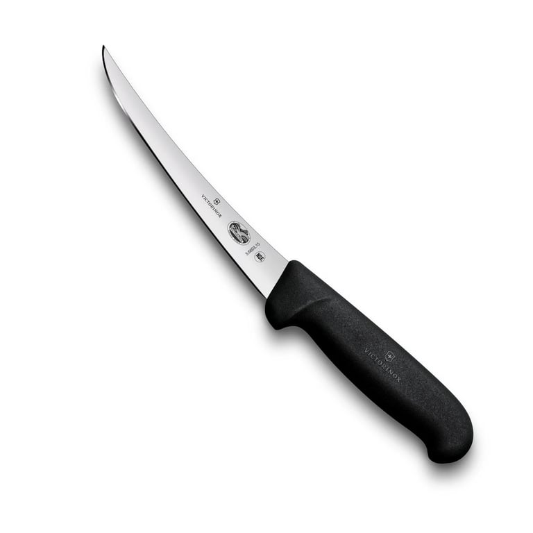 Victorinox uitbeenmes gebogen zwart 15cm