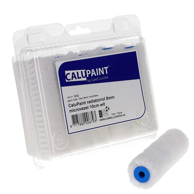 CaluPaint verfrol 10cm microvezel wit 8mm poolhoogte