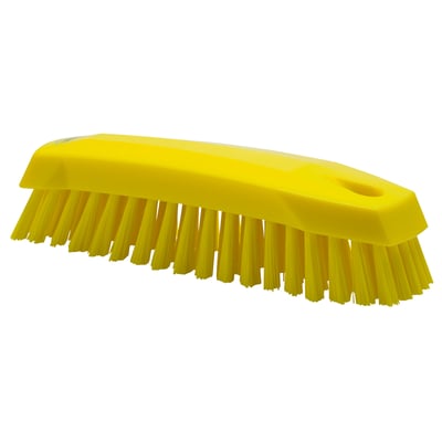 Vikan kleine werkborstel zacht hygiënisch geel
