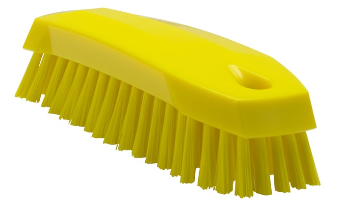 Vikan kleine werkborstel zacht hygiënisch geel