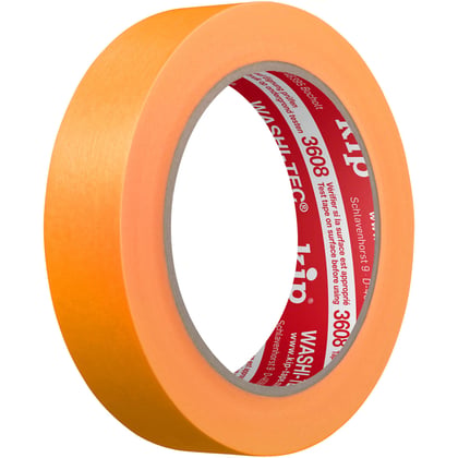 Kip 3608 FineLine Washi-tec tape standaard kwaliteit oranje 24mmx50mtr