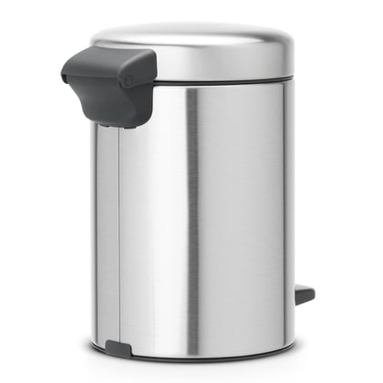 Brabantia pedaalemmer 3ltr Matt Steel Fingerprint Proof