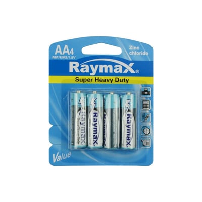Raymax Super Heavy Duty batterij AA R6 1.5V 4st 