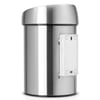 Brabantia wand Touch Bin 3ltr matt steel Finger Proof