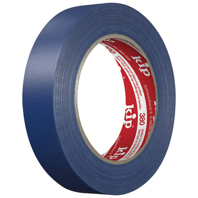 Kip 380 Textiel FineLine tape 25mmx50mtr blauw 