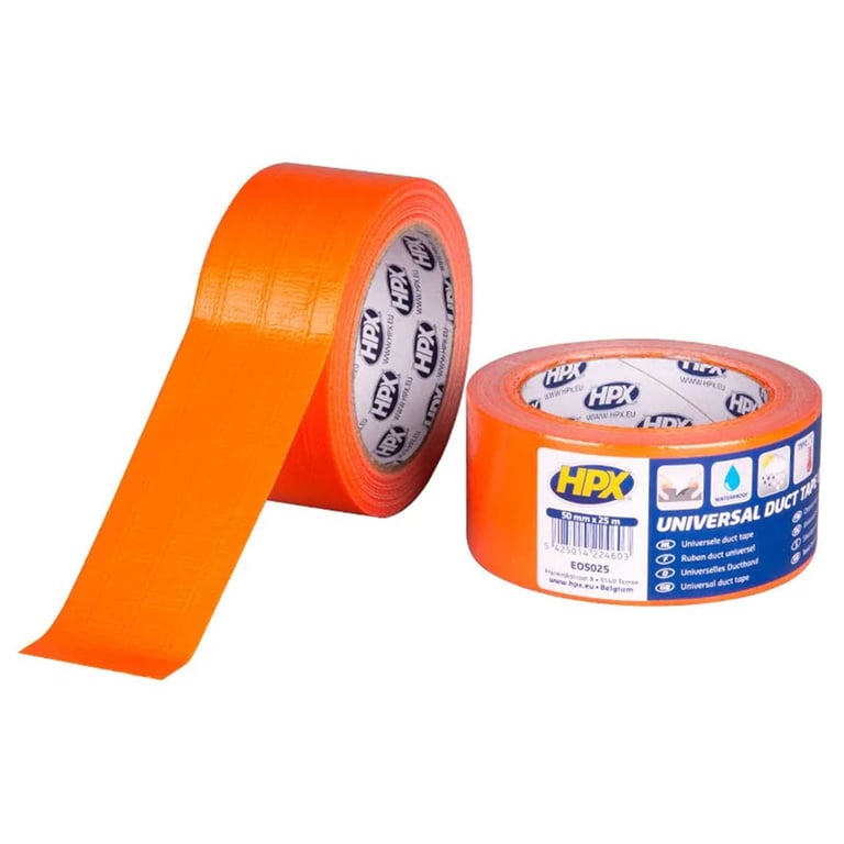 HPX pro duct tape oranje 38mmx25mtr
