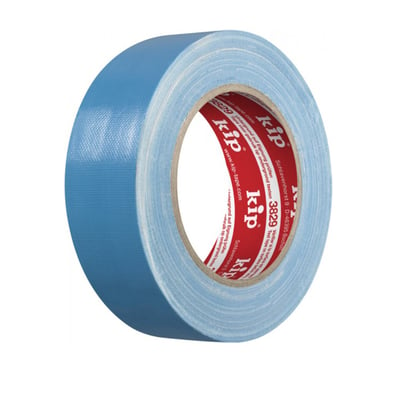 Kip 3829 UV textieltape standaard blauw 38mm x 25mtr