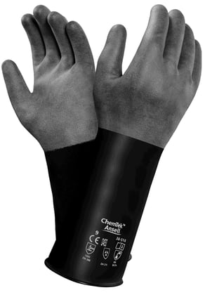Ansell Alphatec 38-514 werkhandschoen butylpolymeer zwart