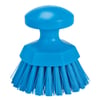Vikan ronde werkborstel hard hygiënisch blauw