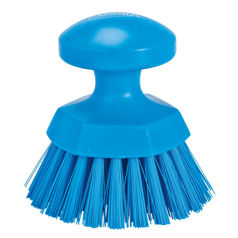 Vikan ronde werkborstel hard polyester vezel