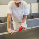 Vikan grote werkborstel hard rood