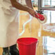 Vikan grote werkborstel hard rood