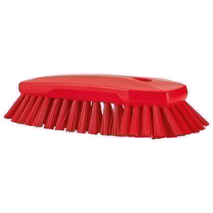 Vikan ergonomische werkborstel rood