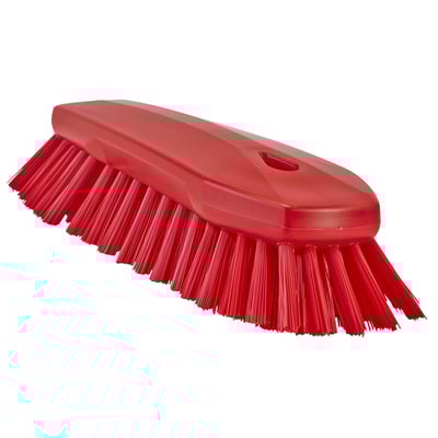 Vikan ergonomische werkborstel rood